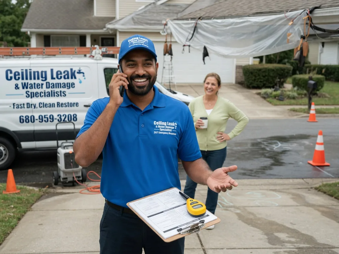 Ceiling Leak Cleanup Baisden, WV FAQs